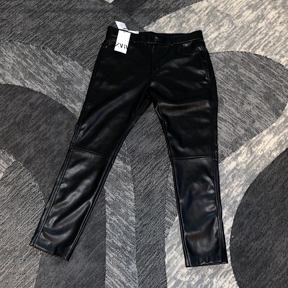 Zara | Pants | Zara Men Leather Pants | Poshmark